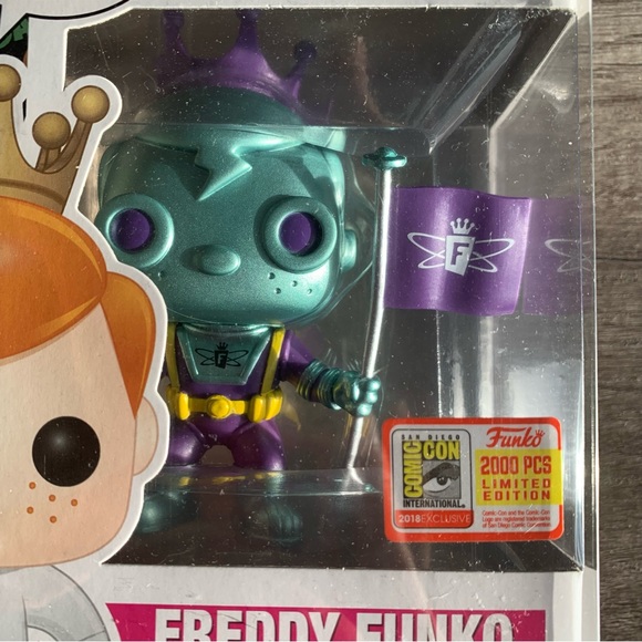 Freddy Funko metallic teal robot - Picture 8 of 8